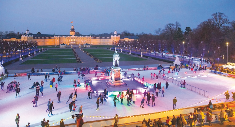 Bild: Eiszeit am Schloss